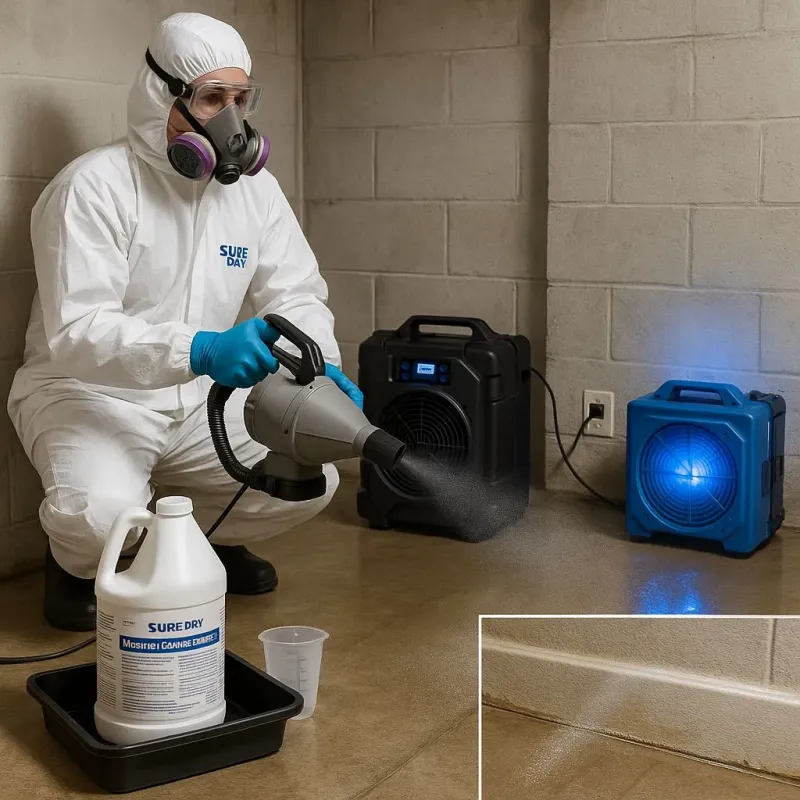 Sanitization and Odor Removal process in Carrizo Springs, TX